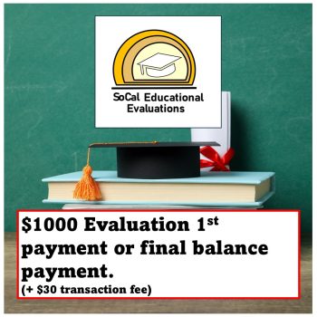 $1000 + 3% Transaction Fee Payment (50%) for Evaluation Service (Copy)